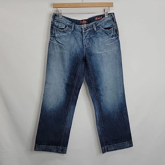 𝅺SILVER Kari Jeans Cropped Size 30 - Picture 6 of 13